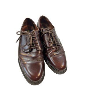 Club Room Italy Leather Men’s Dress  brown cherry Shoe size 9.5
